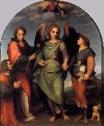 Andrea del Sarto, Tobias and the Angel with St Leonard and Donor